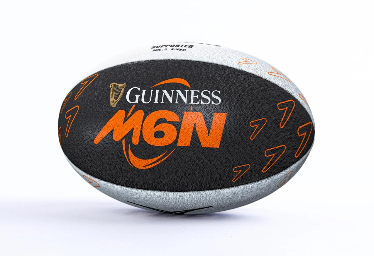Gilbert Guinness 6 Nations Supporter Ball Size 5