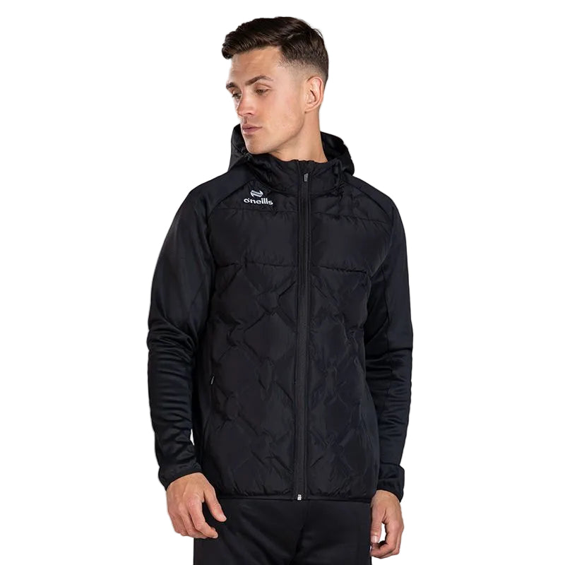 O’Neills Vortex Lightweight Hooded Padded Jacket Black