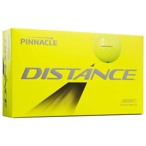 Pinnacle Distance Golf Balls 15 Balls Yellow