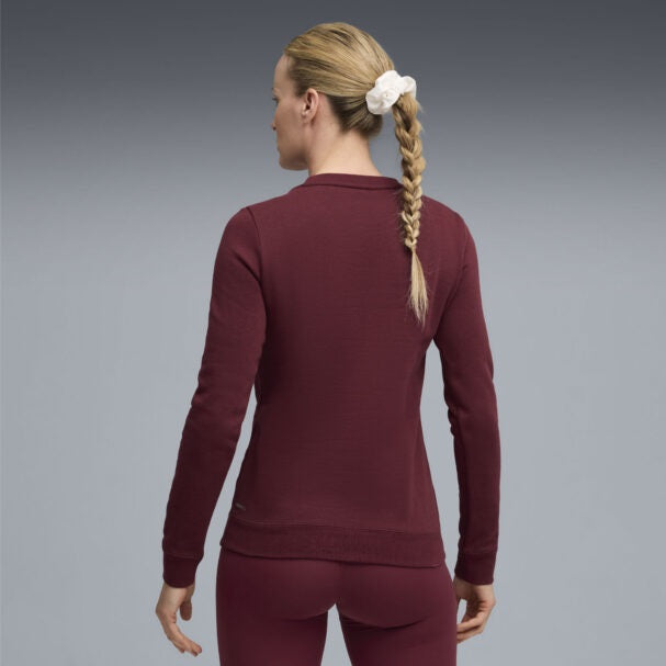 PUMA HYROX Womens Crewneck Ruby Shimmer