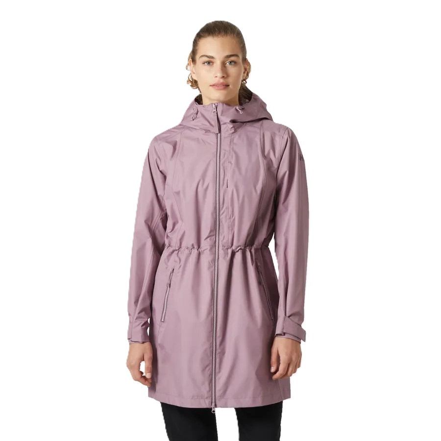 Helly Hansen Women's Westport Raincoat Purple Clay