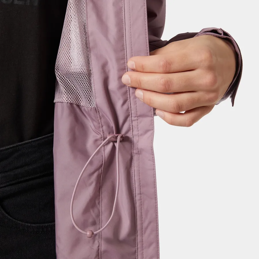Helly Hansen Women's Westport Raincoat Purple Clay