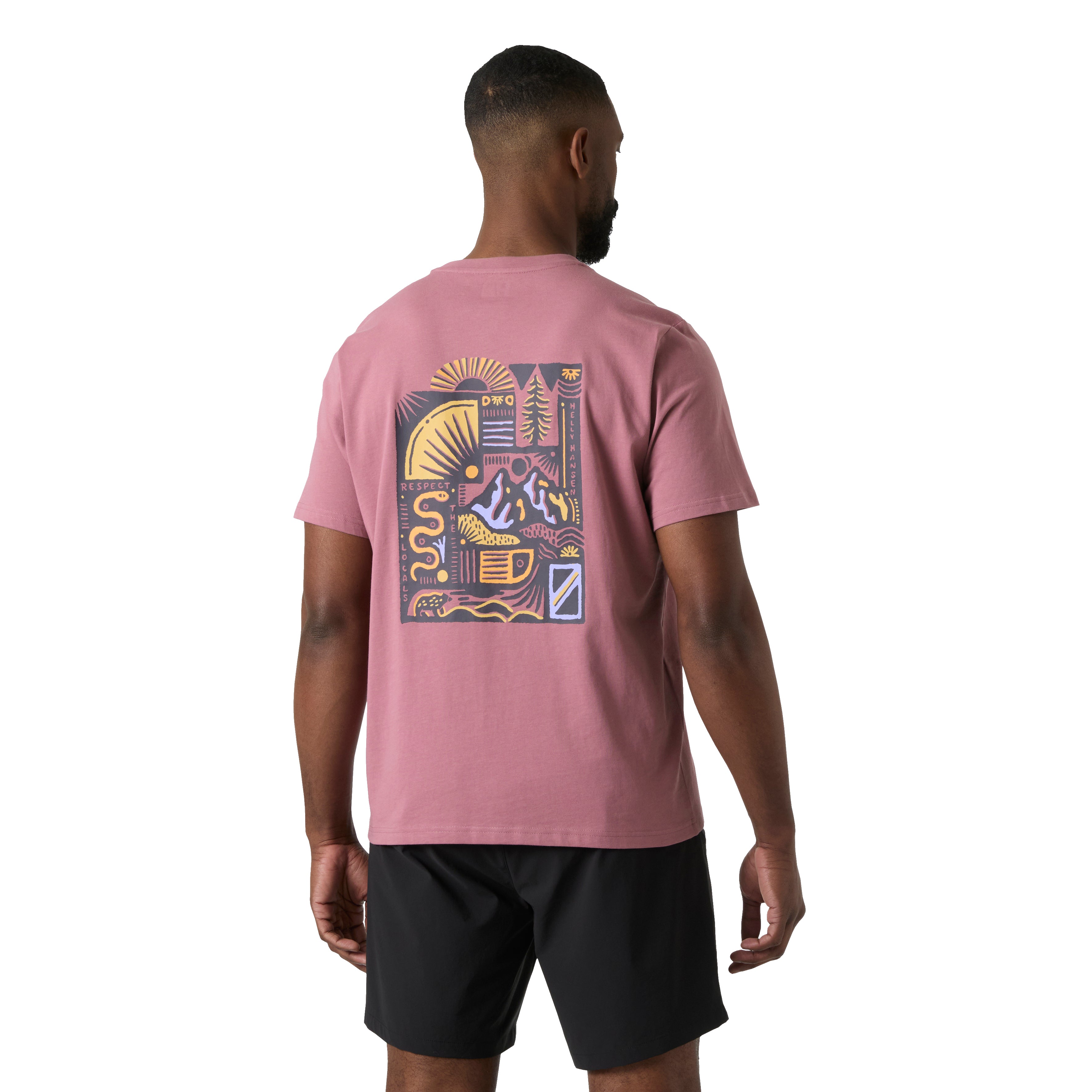 Helly Hansen Men's Massif Graphic T-Shirt Wildberry