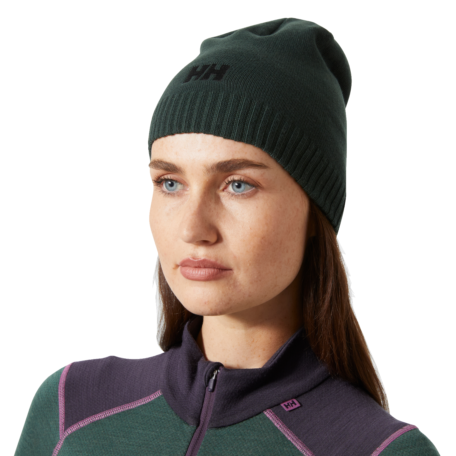 Helly Hansen Brand Beanie Green