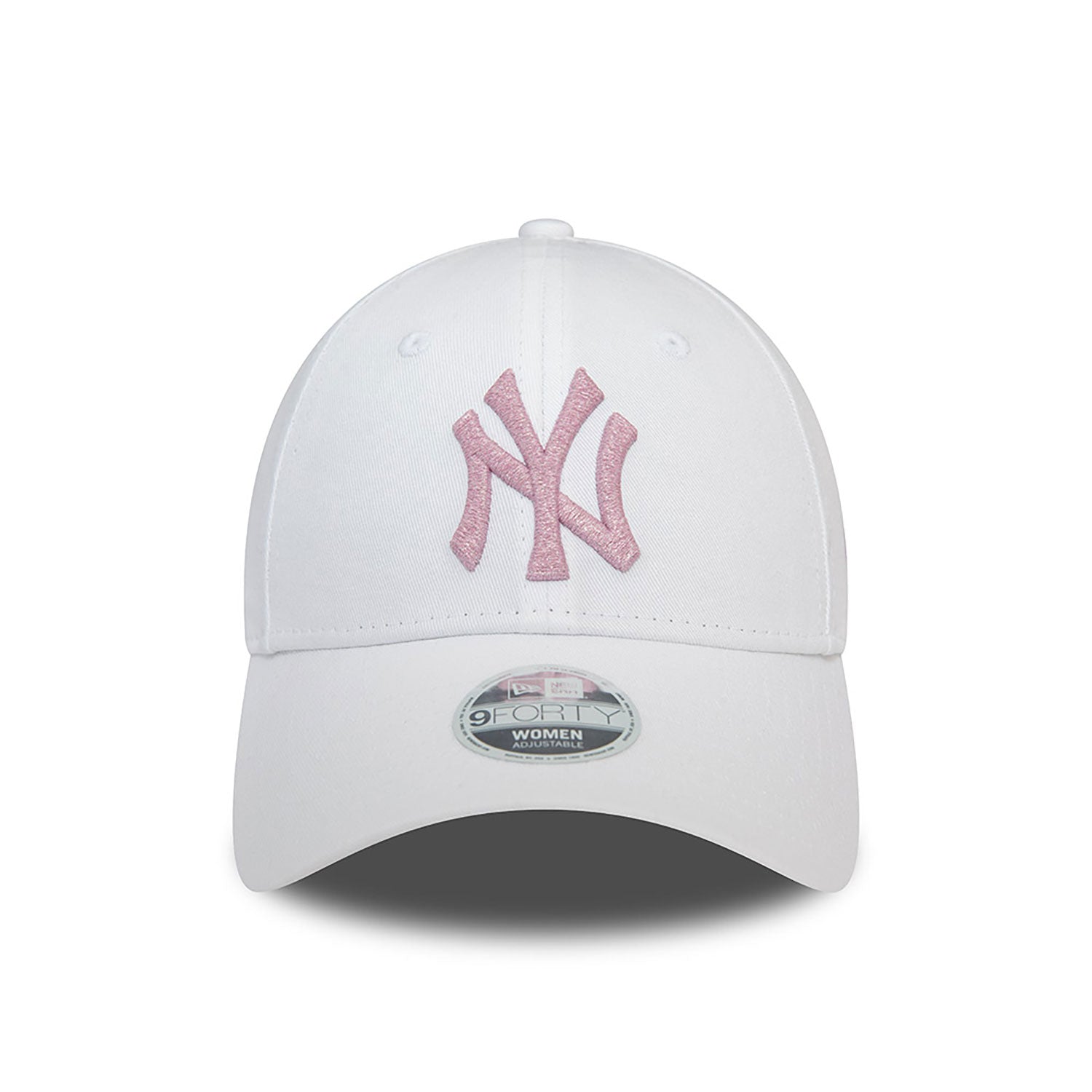 New Era Yankees Outline 9Forty Cap White Pink