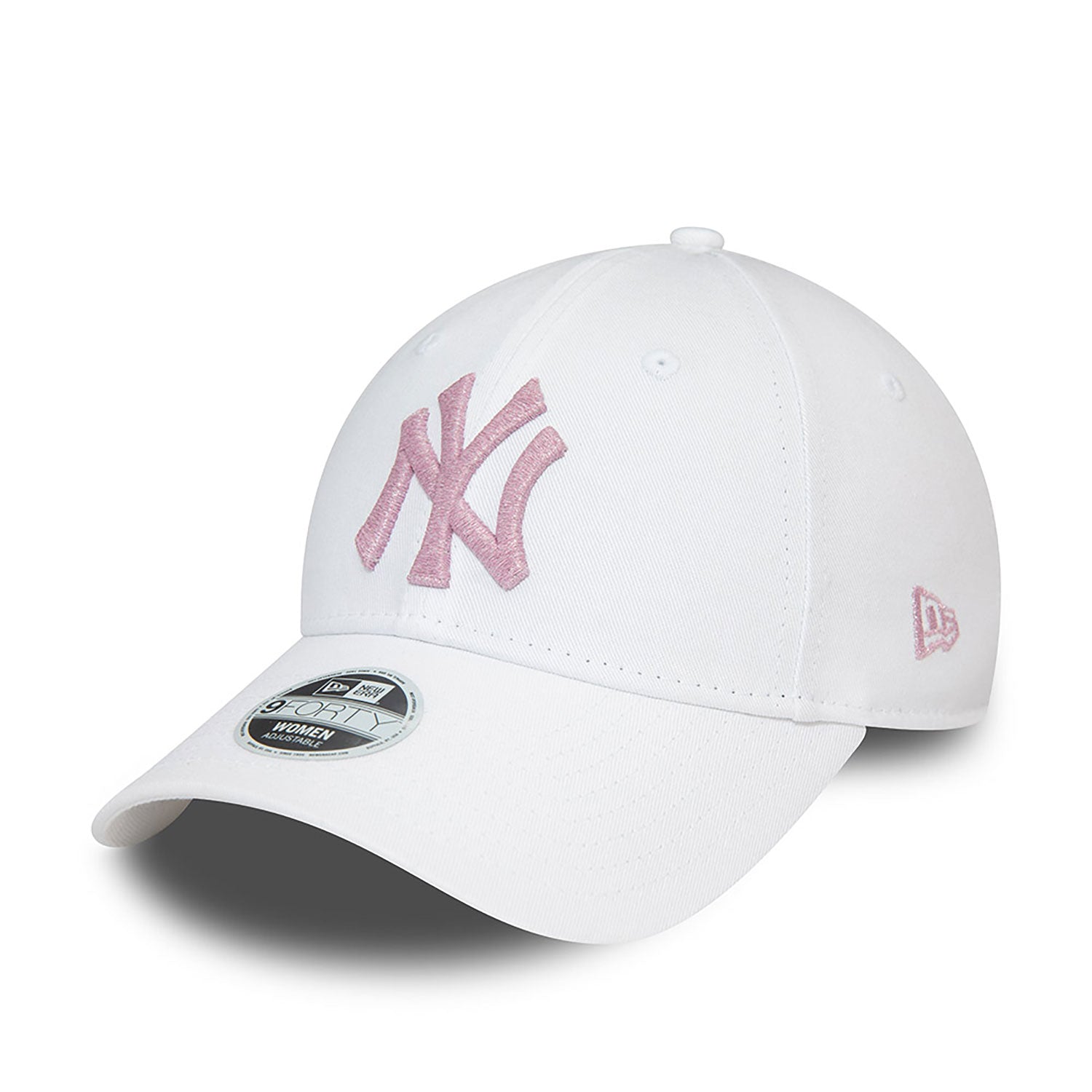 New Era Yankees Outline 9Forty Cap White Pink
