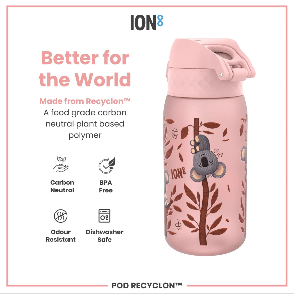 ION8 350ML Pod Koalas Waterbottle
