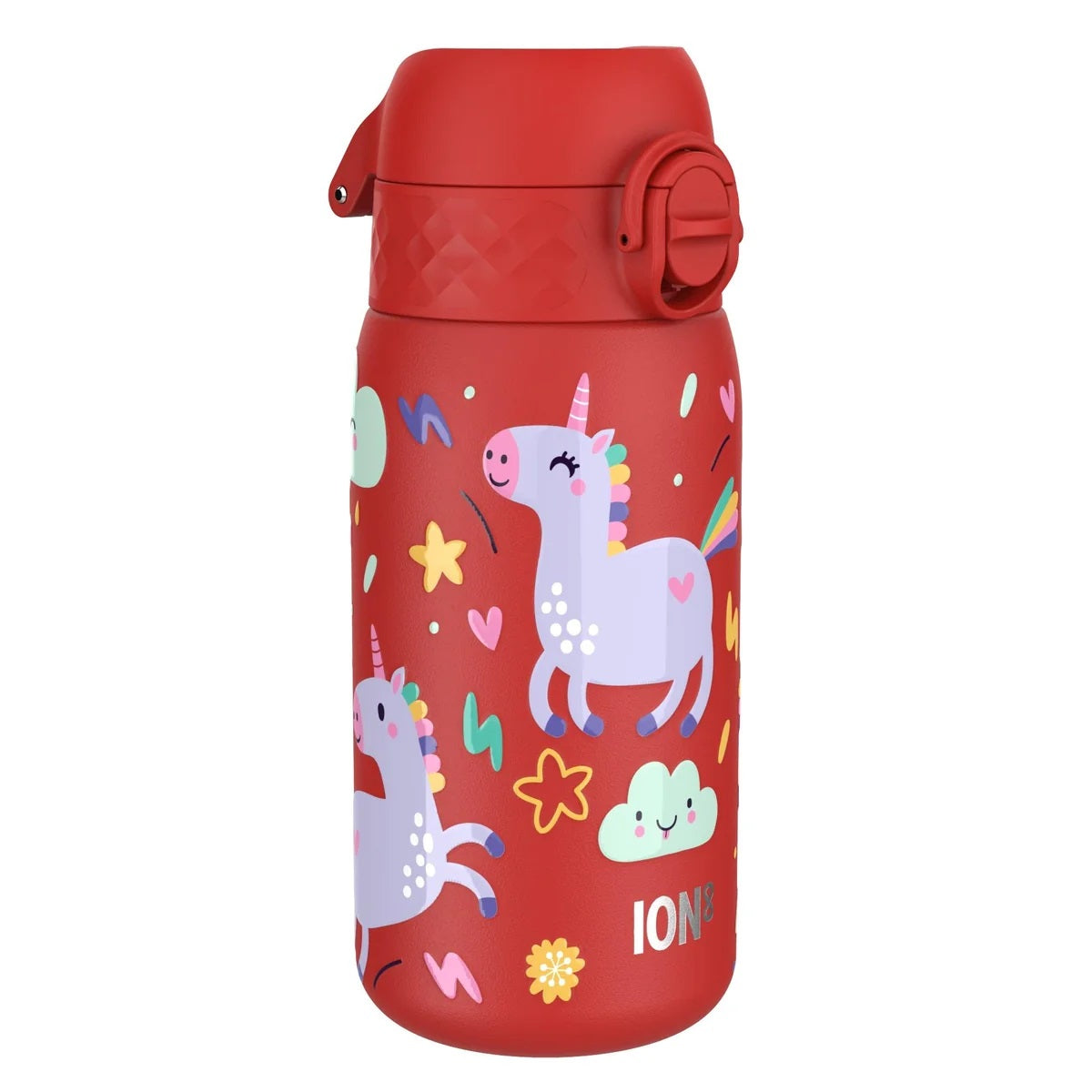 ION8 350ML Pod Unicorns Red Waterbottle