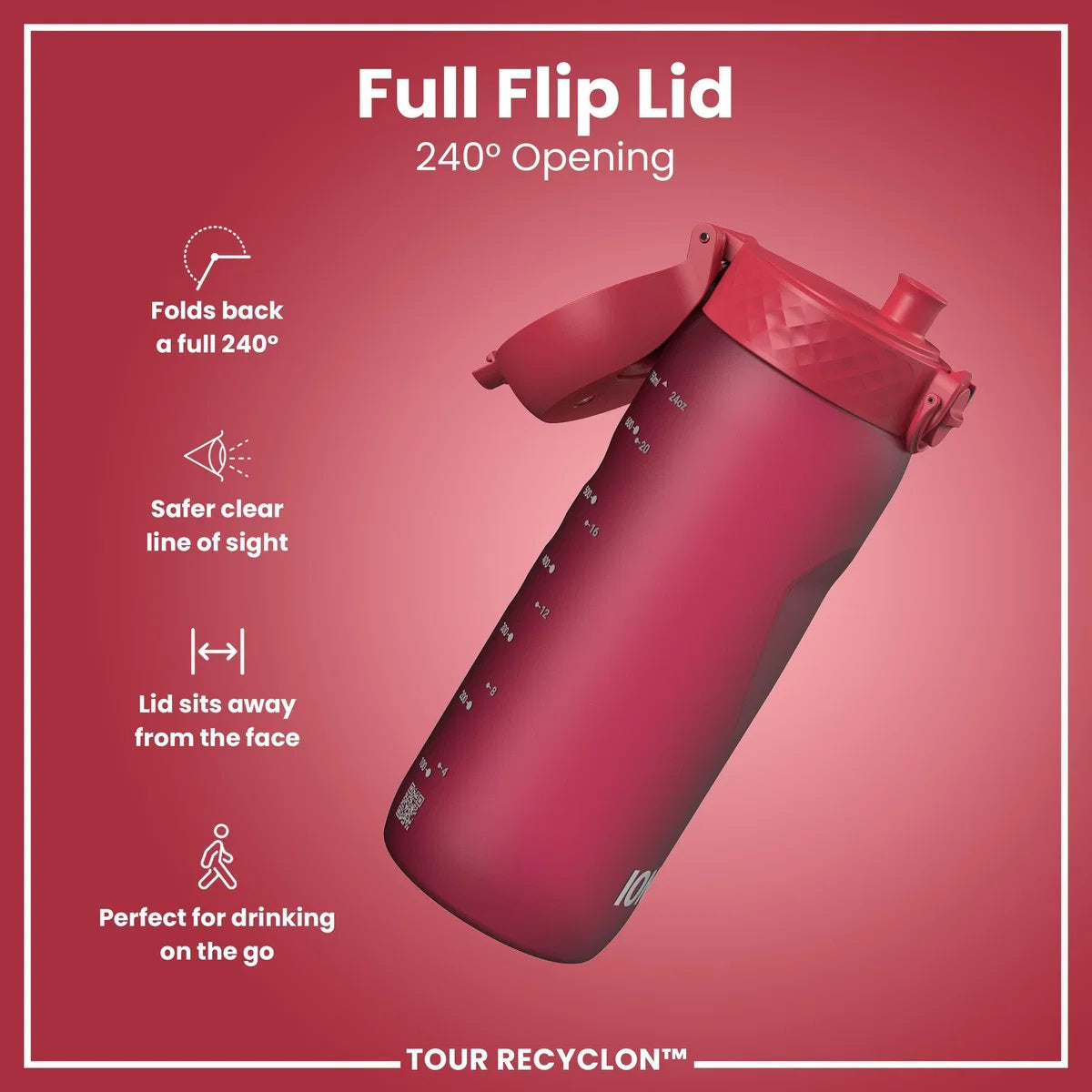 ION8 Tour 750ML Waterbottle Magenta
