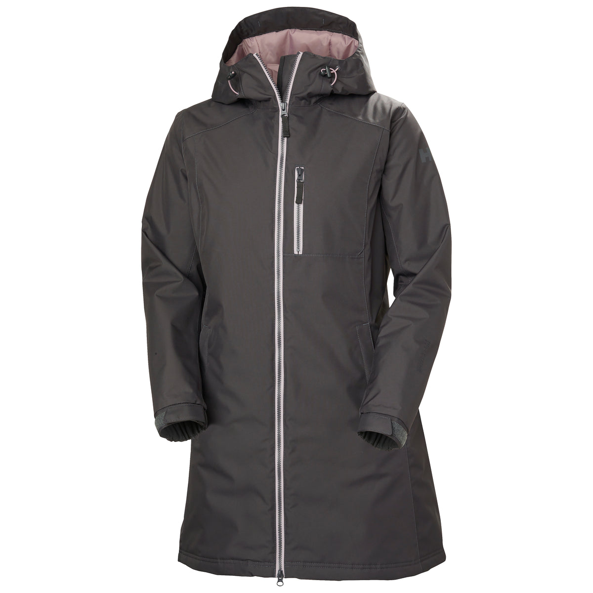 Helly Hansen Women's Long Belfast Winter Jacket Thunder Grey
