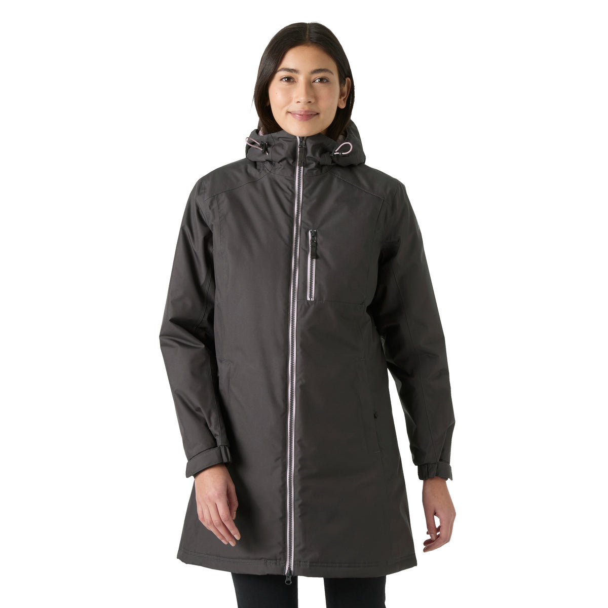 Helly Hansen Women's Long Belfast Winter Jacket Thunder Grey