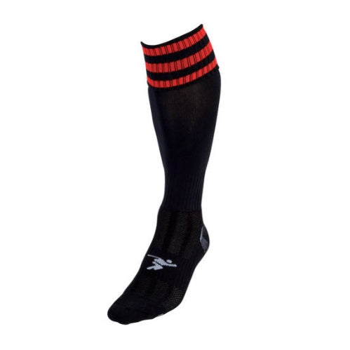 Precision Pro Football Sock Black Red