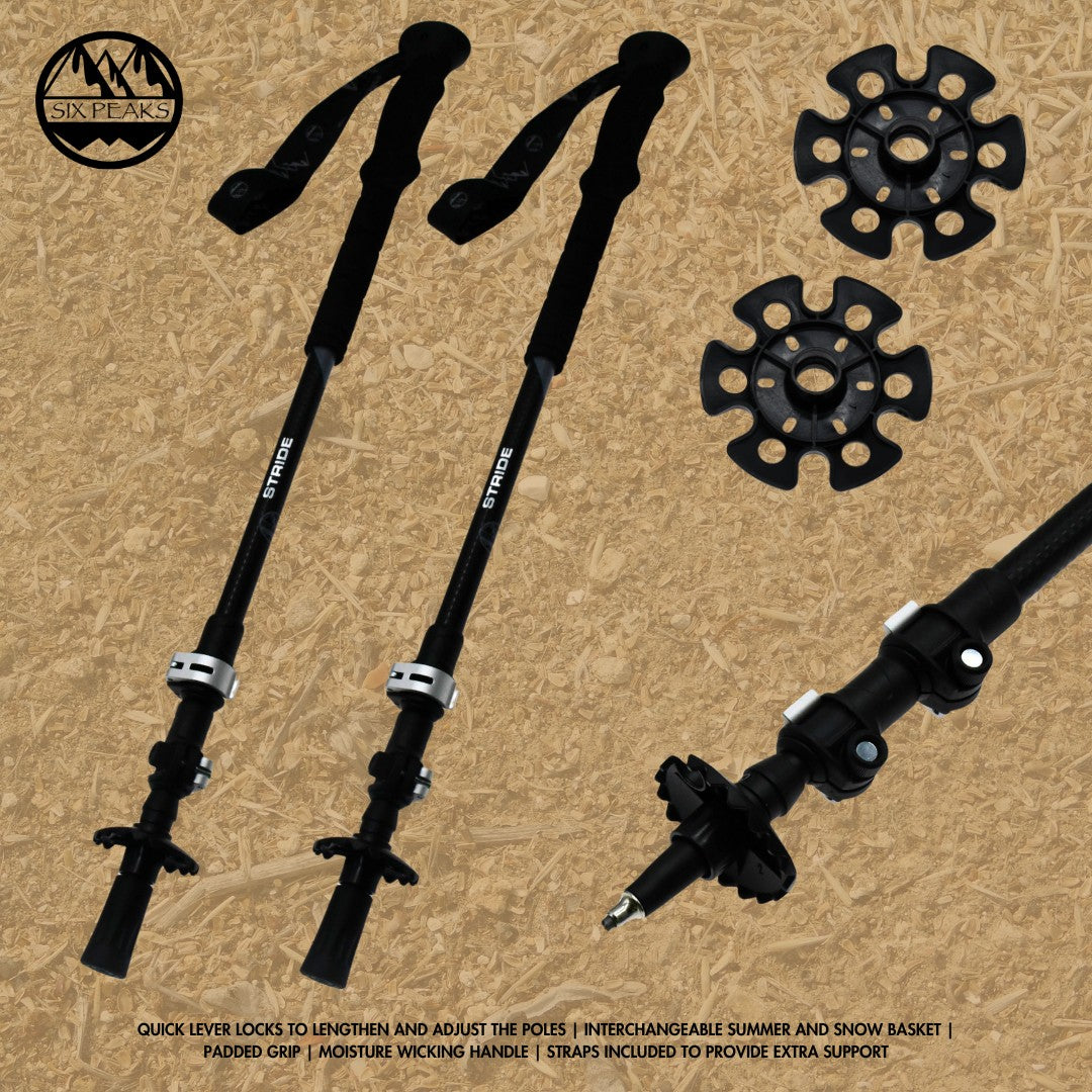Six Peaks Stride Hiking Poles