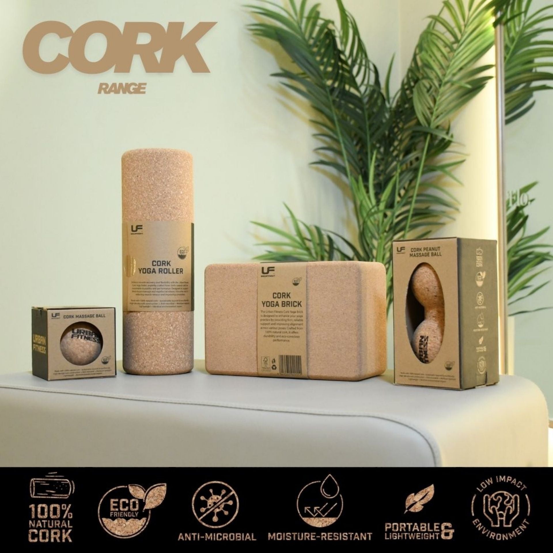 Urban Fitness Cork Peanut Massage Ball