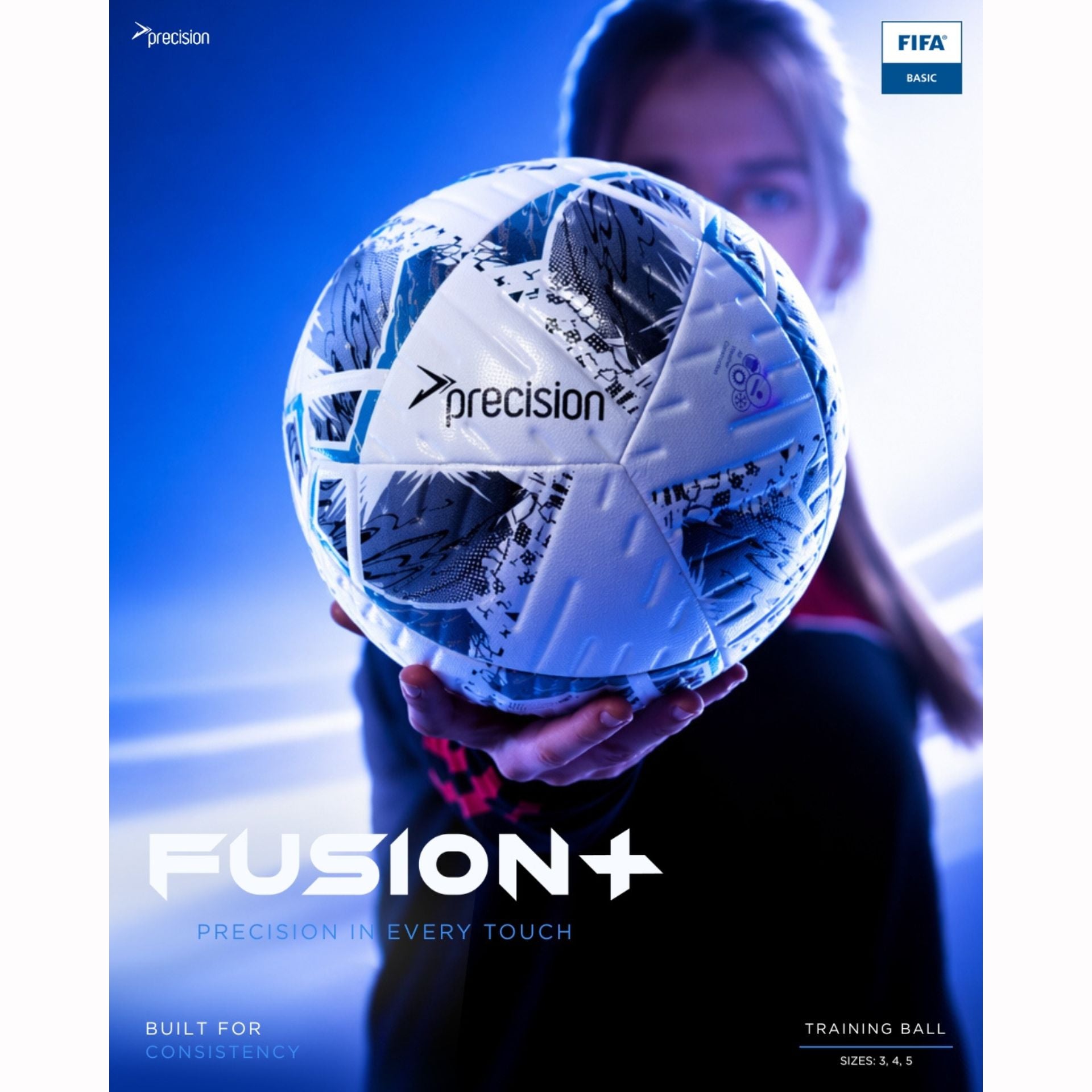 Precision Fusion+ FIFA Basic Training Ball Size 5