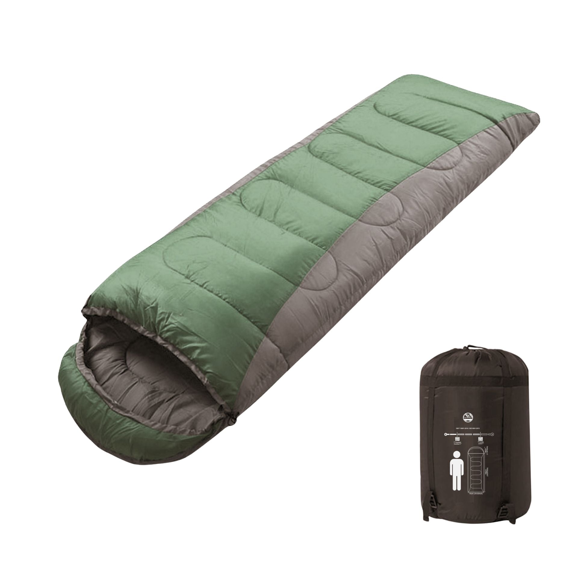 Six Peaks Ember Sleeping Bag Green
