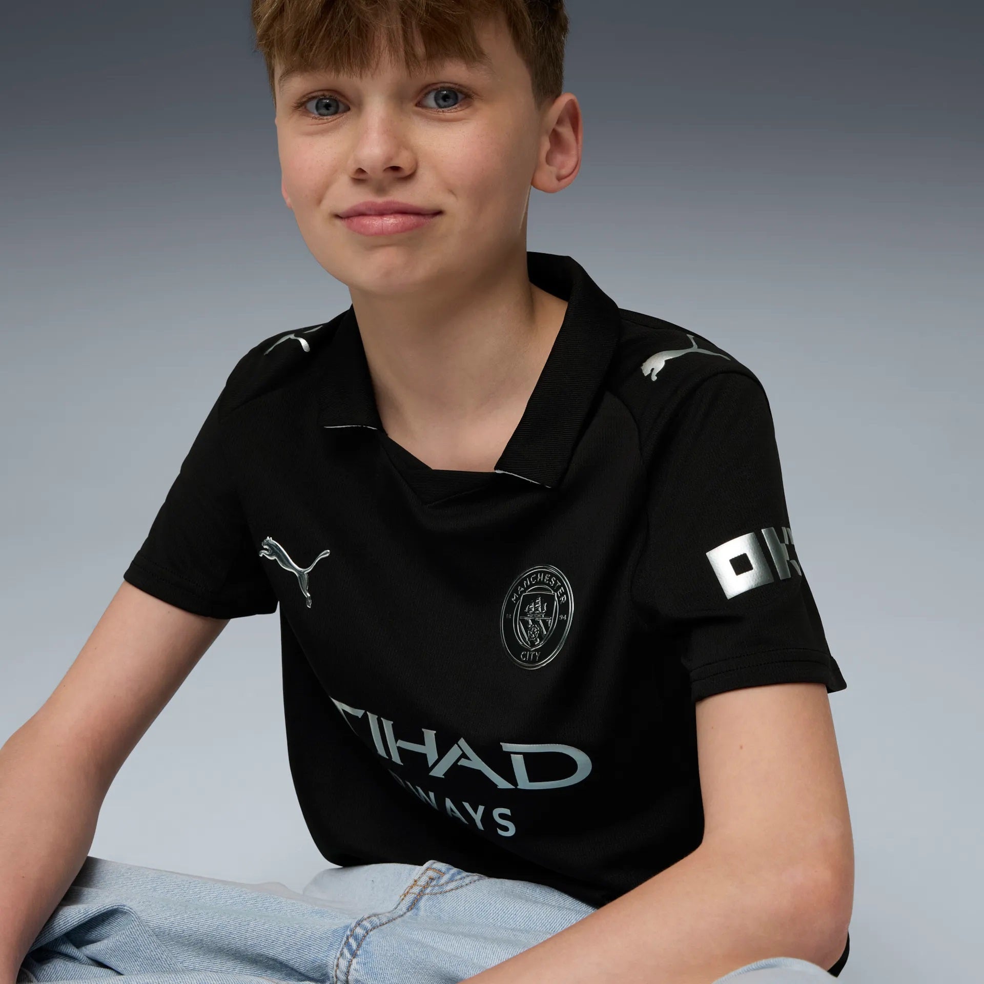 Puma Manchester City FC 25/26 Junior Away Jersey