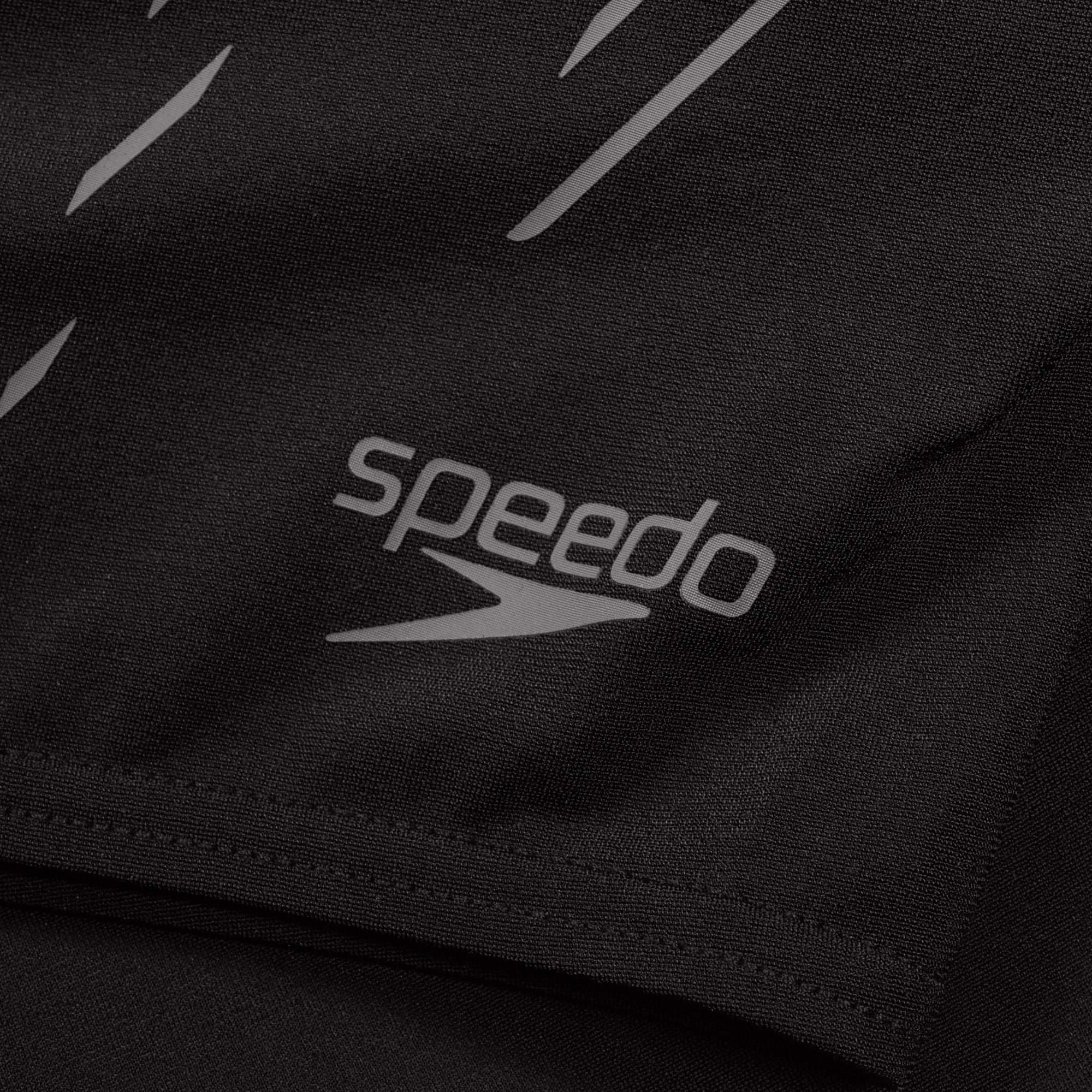 Speedo Men's Hyper Boom Placement Jammer Black Grey