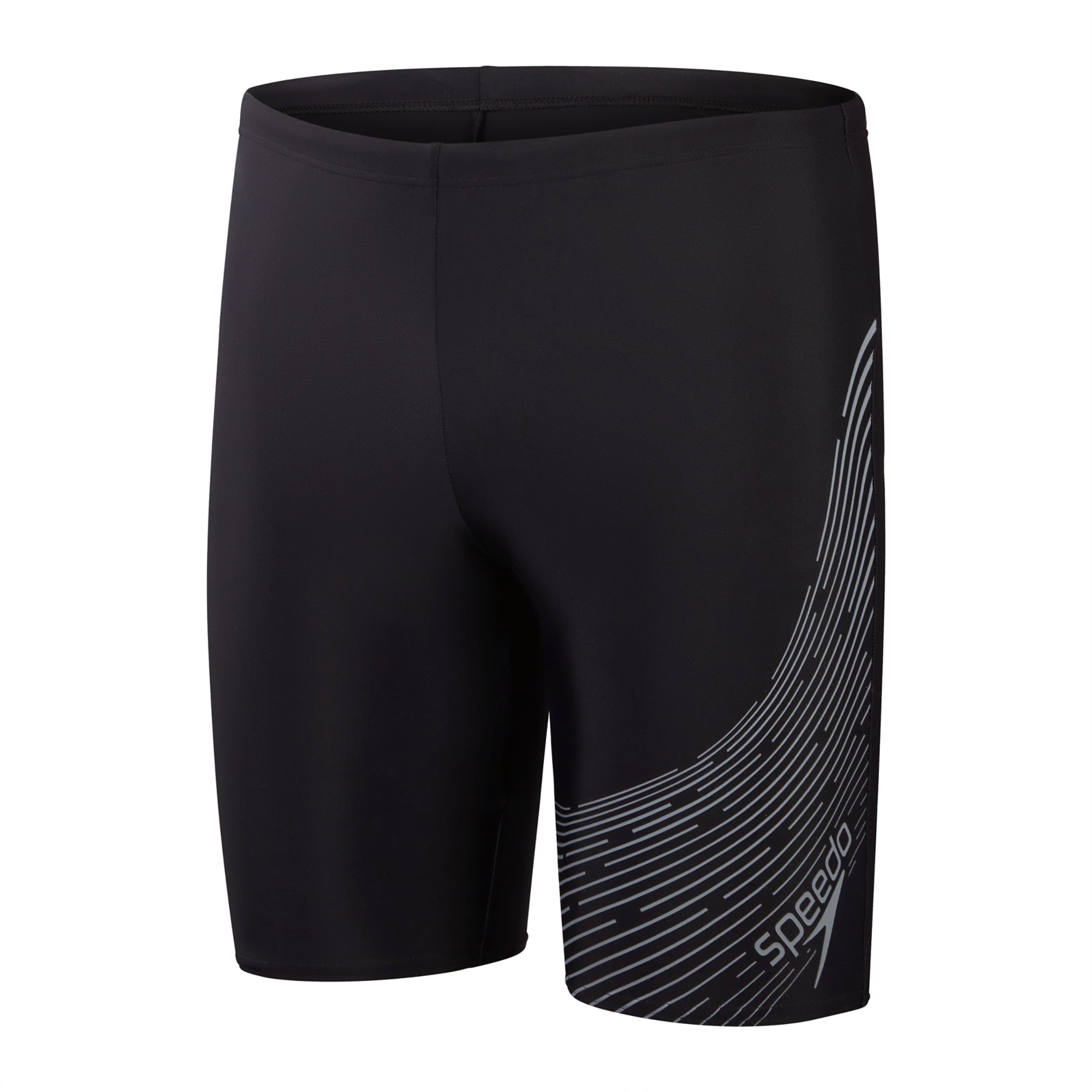 Speedo Men's Medley Logo Jammer Black Grey