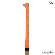 LS Lightning XL Self Coloured Embossed Hurling Grip Orange