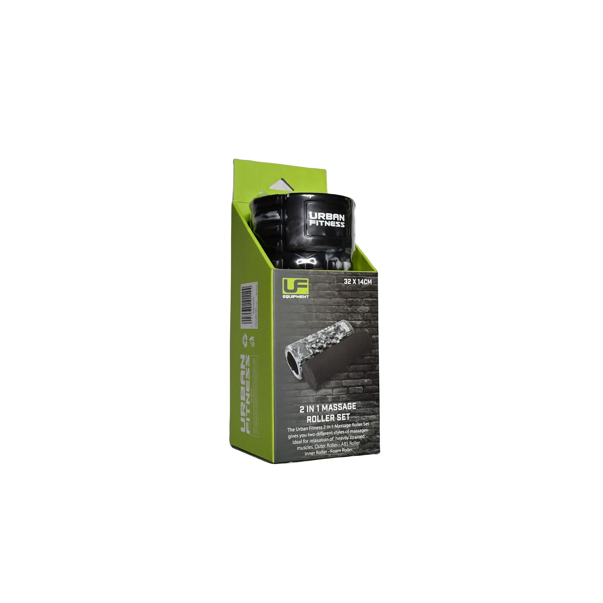 Urban Fitness 2 in 1 Massage Roller Set