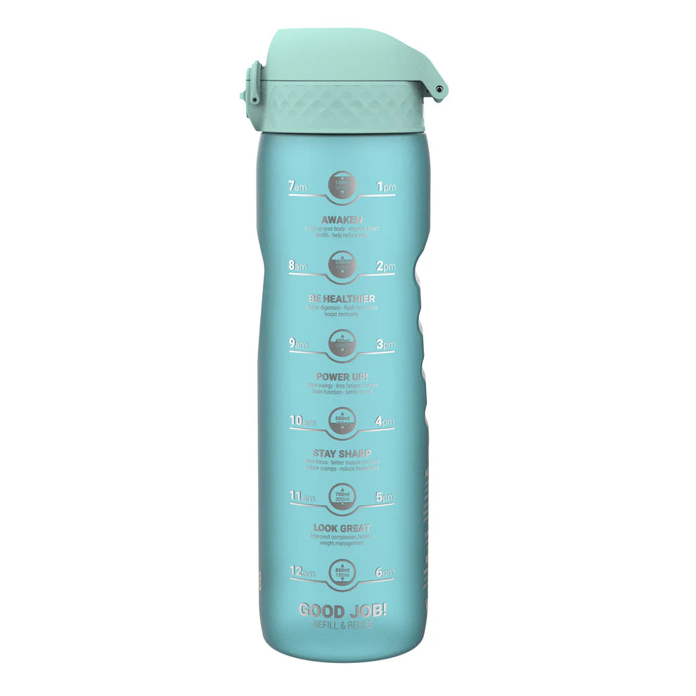 ION8 Quench 1L Waterbottle Sonic Blue Motivator