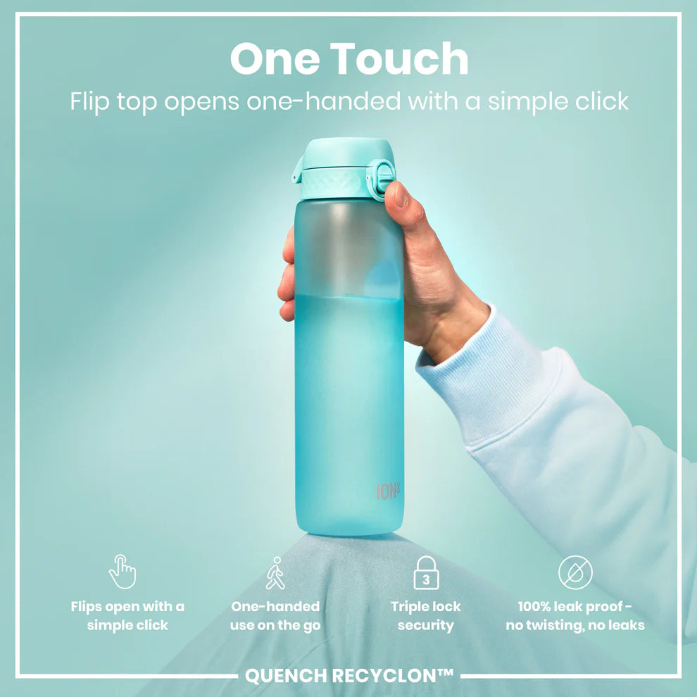 ION8 Quench 1L Waterbottle Sonic Blue Motivator