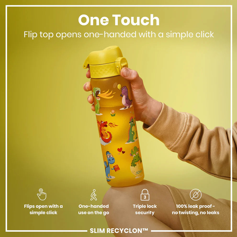 ION8 Slim 500ML Waterbottle Dragons