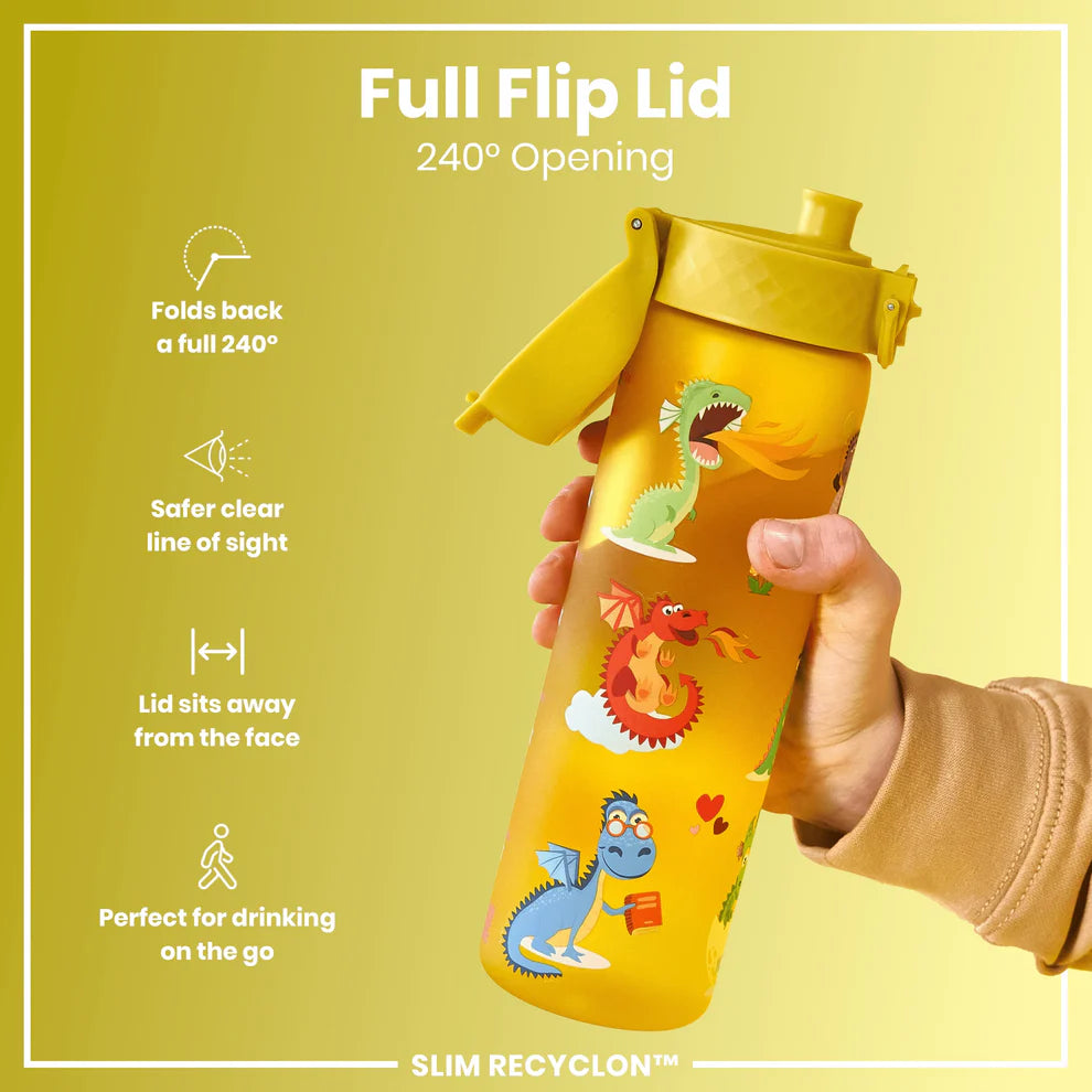 ION8 Slim 500ML Waterbottle Dragons