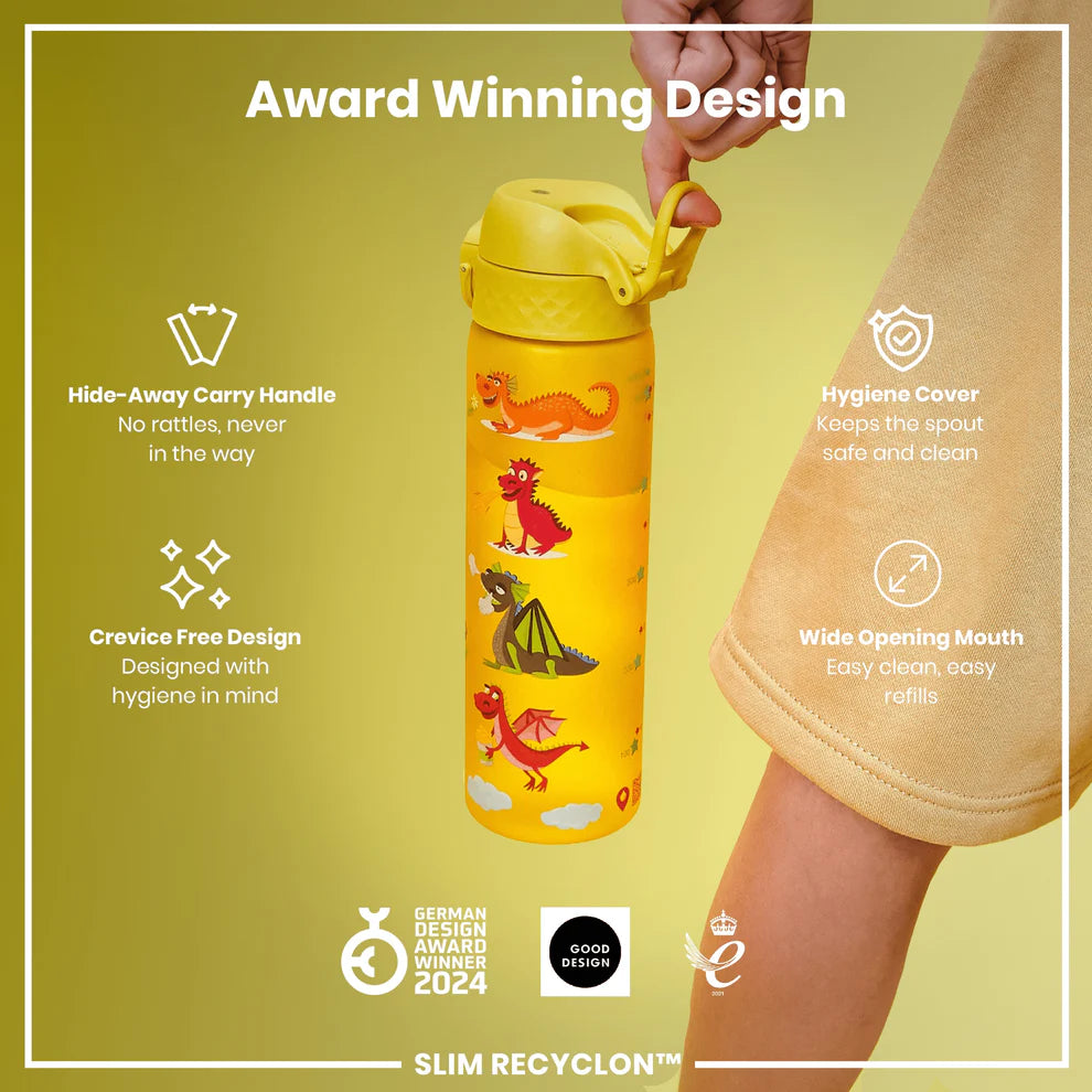 ION8 Slim 500ML Waterbottle Dragons