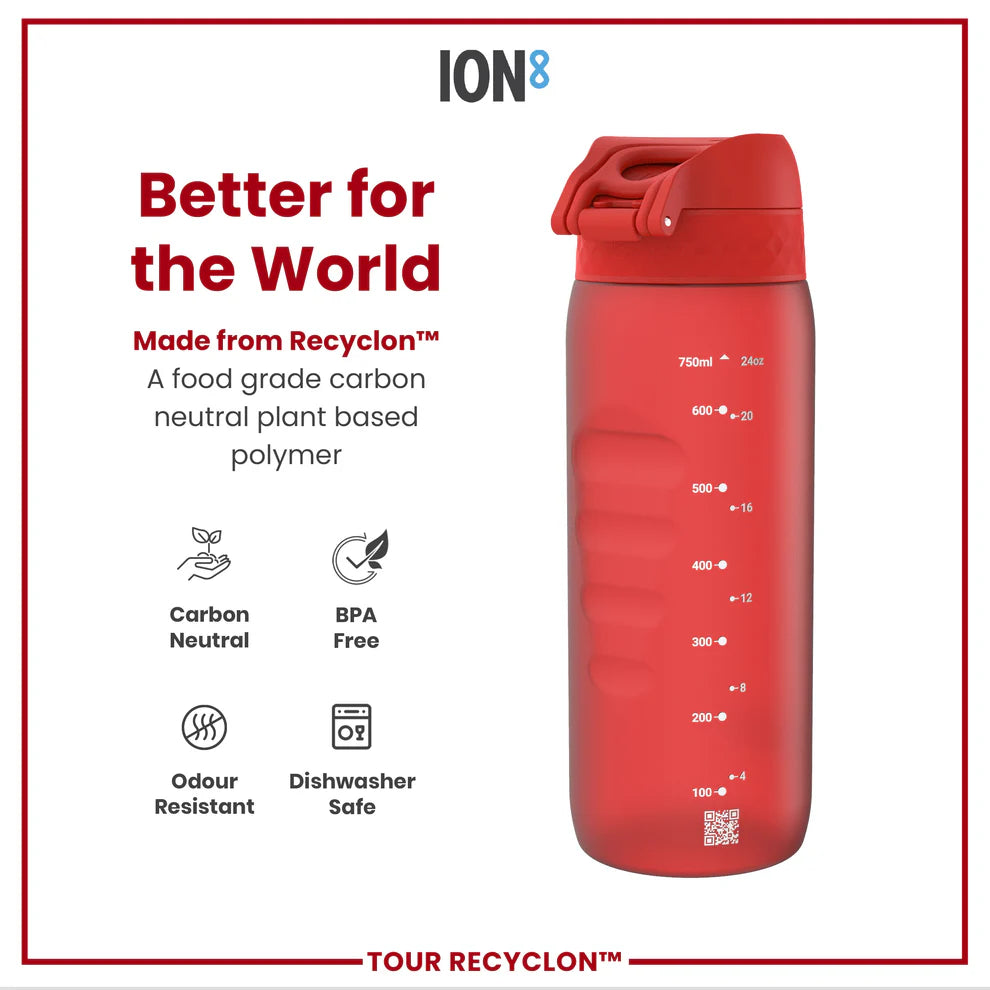 ION8 Tour 750ML Waterbottle Red