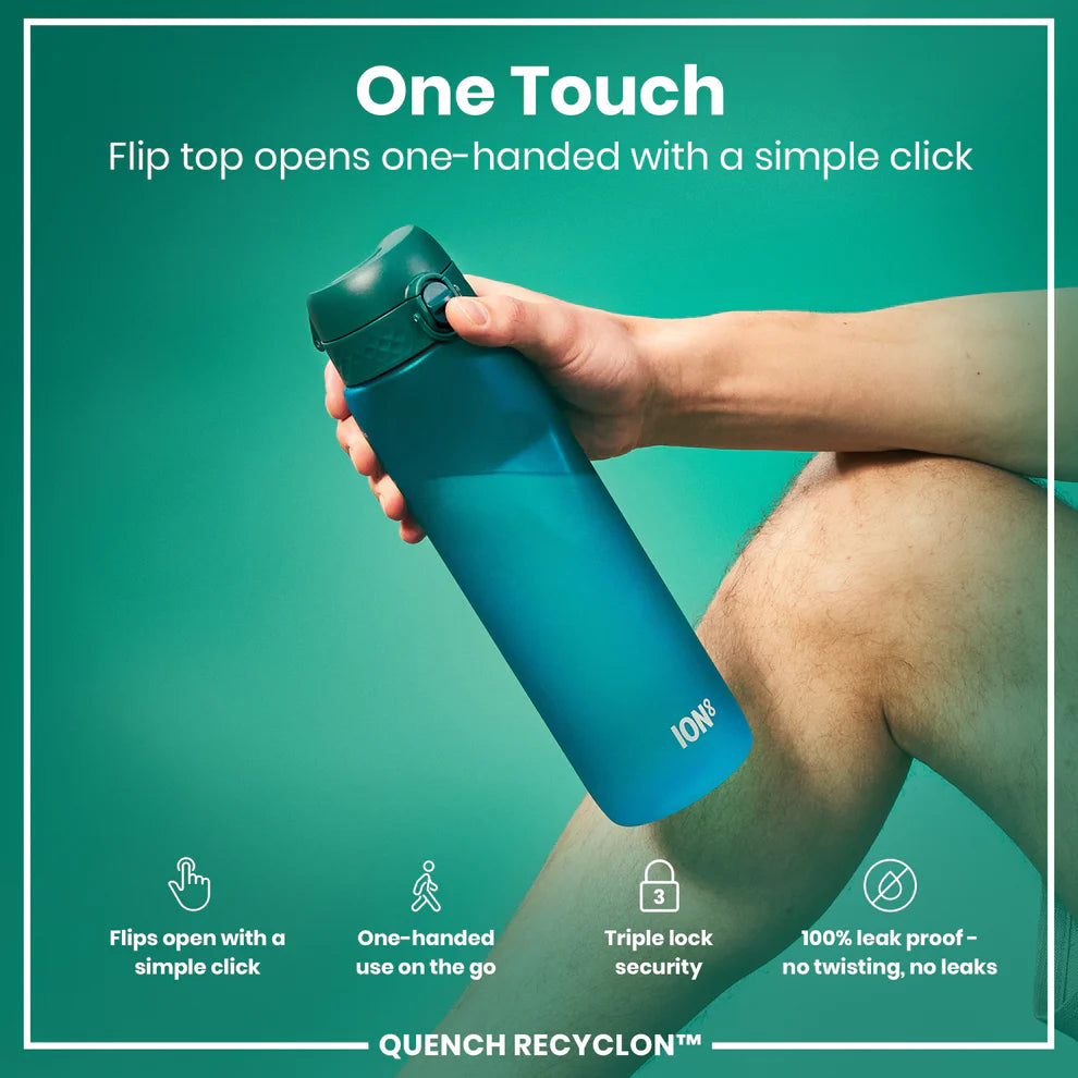 ION8 Quench 1L Waterbottle Aqua