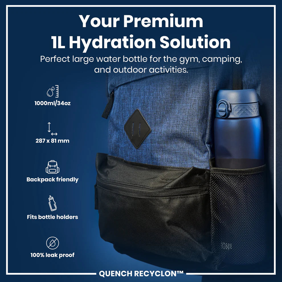 ION8 Quench 1L Waterbottle Navy