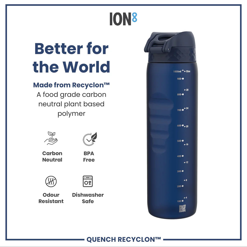 ION8 Quench 1L Waterbottle Navy