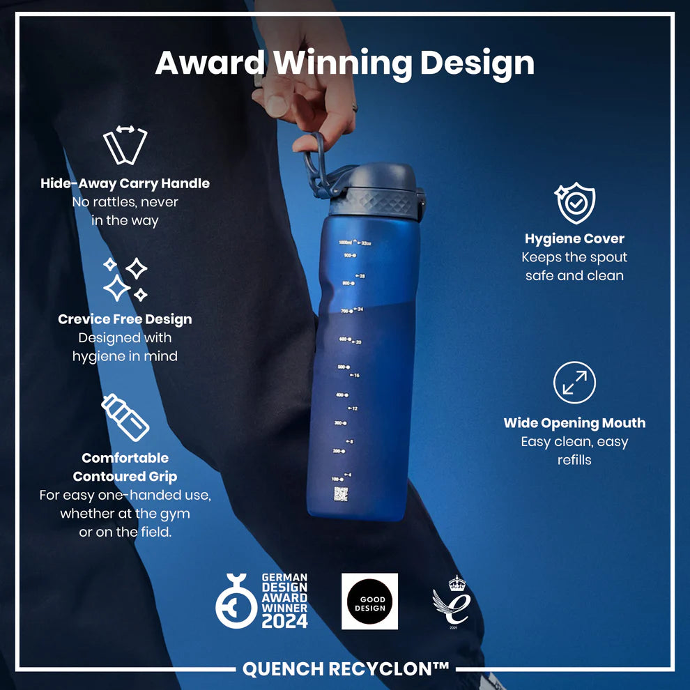 ION8 Quench 1L Waterbottle Navy