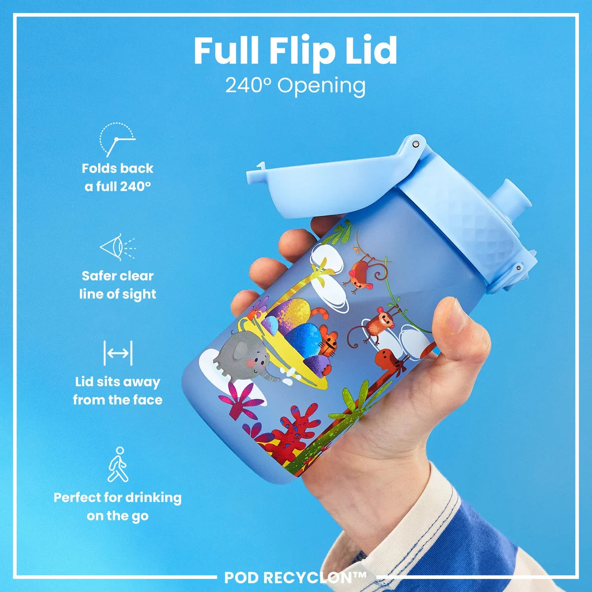 ION8 350ML Pod Safari Waterbottle