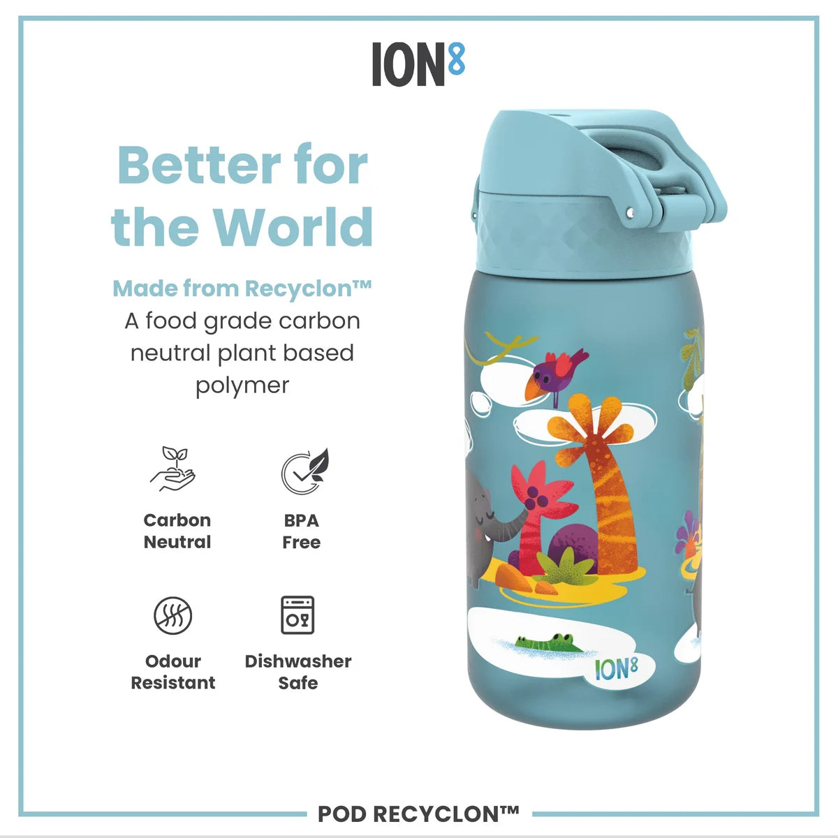 ION8 350ML Pod Safari Waterbottle