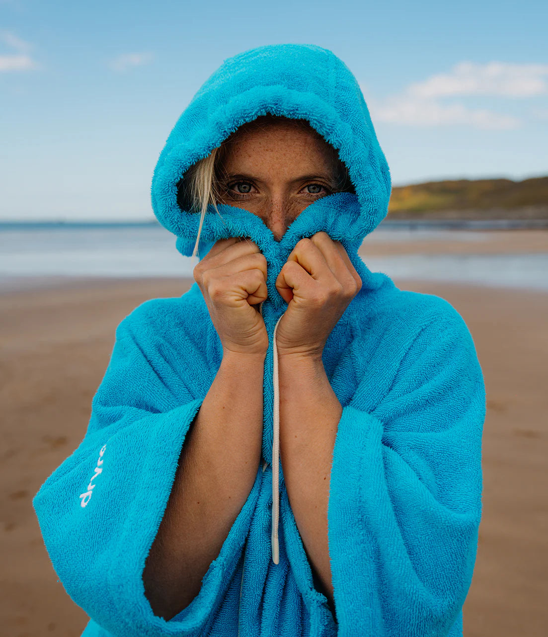 Dryrobe Organic Towel Changing Robe Blue