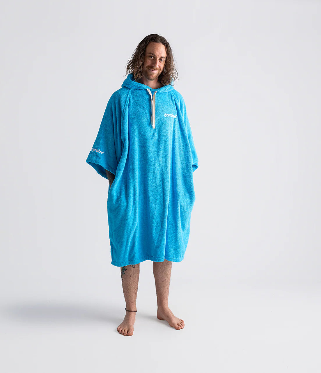 Dryrobe Organic Towel Changing Robe Blue