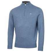 Calvin Klein Avenue Half Zip Sweater Blue