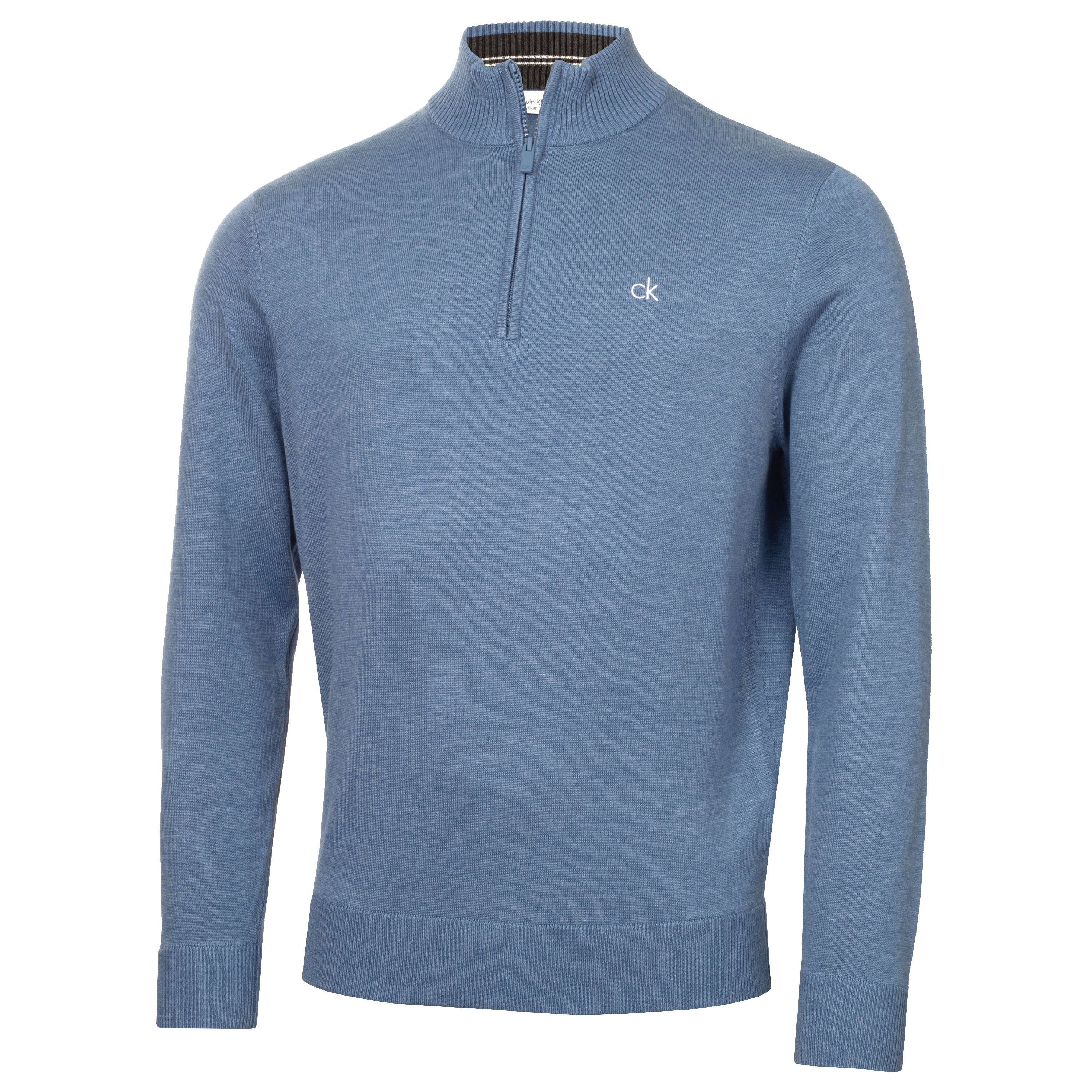 Calvin Klein Avenue Half Zip Sweater Blue