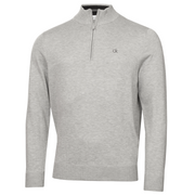 Calvin Klein Avenue Half Zip Sweater Grey