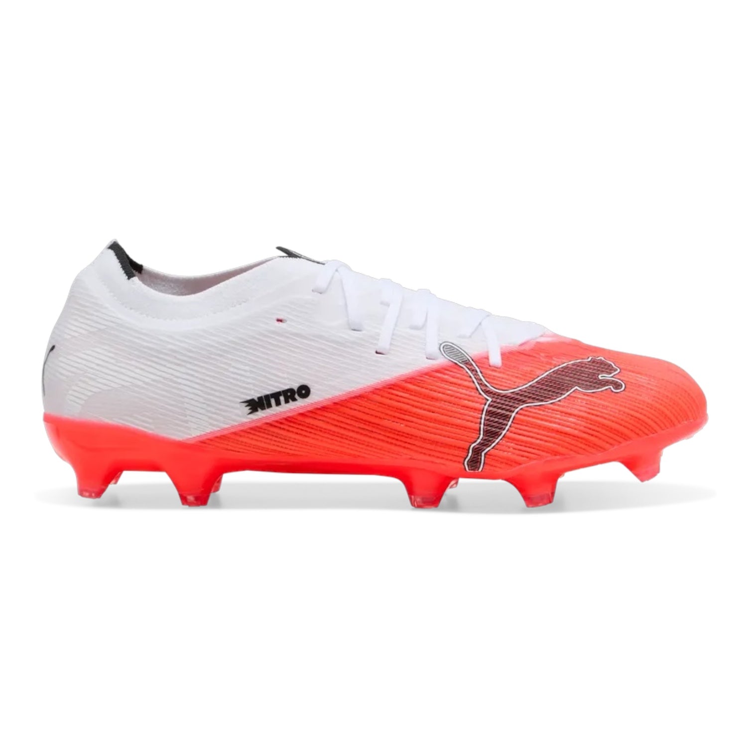 Puma Ultra Nitro 7 Match Firm Ground Unisex Football Boots Red White