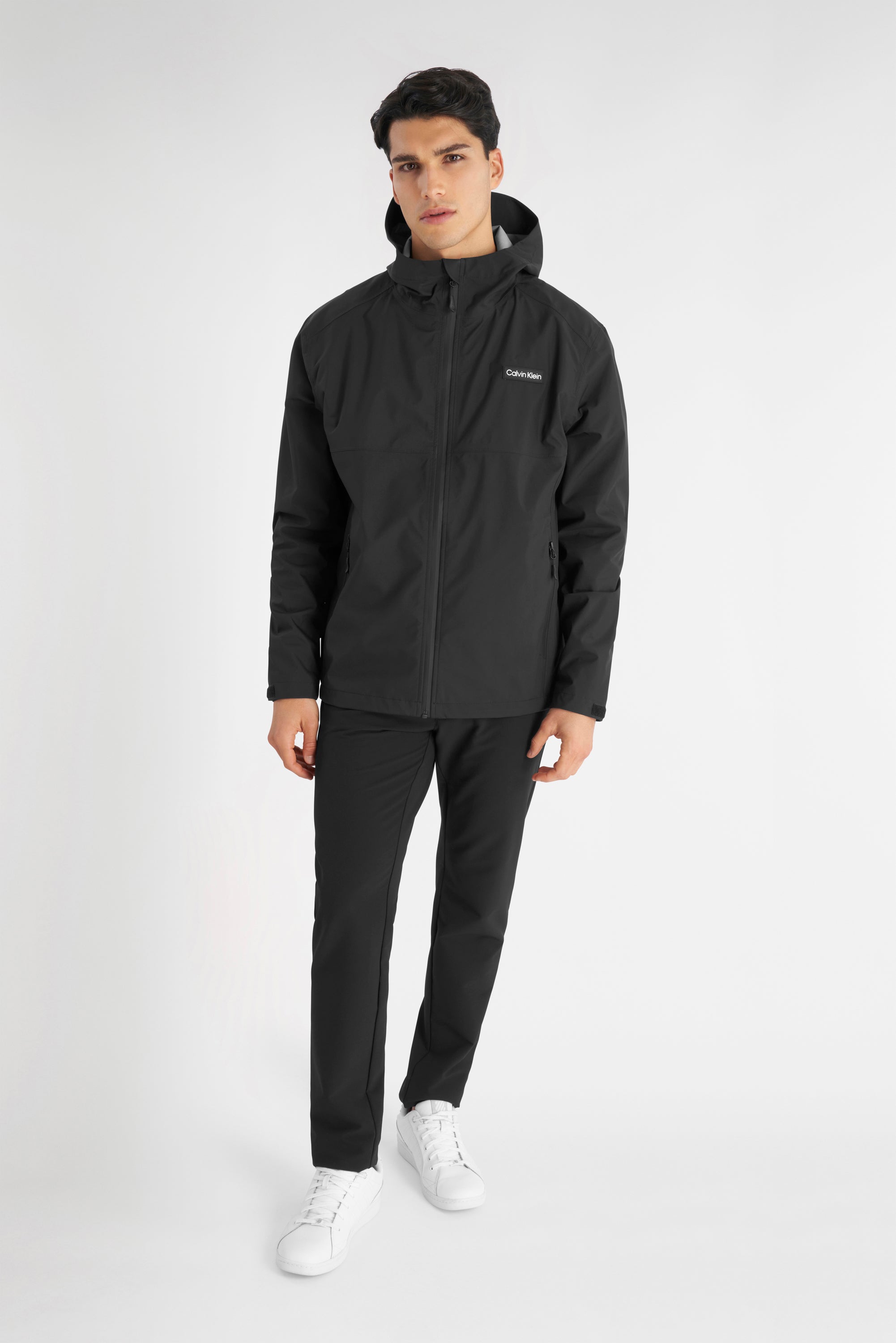 Calvin Klein Feather Dry 15K Hooded Waterproof Jacket