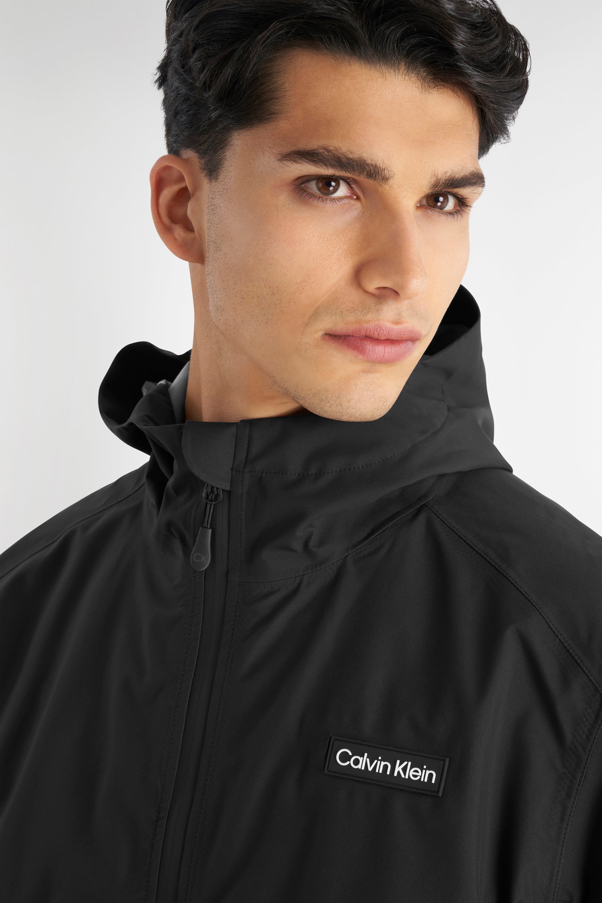 Calvin Klein Feather Dry 15K Hooded Waterproof Jacket