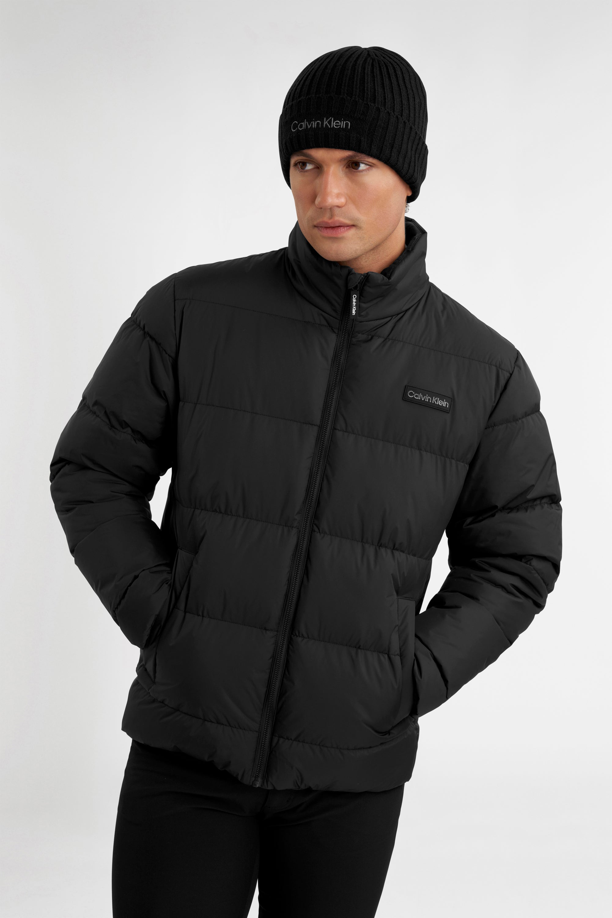 Calvin Klein Golf Boyland Knitted Beanie Black