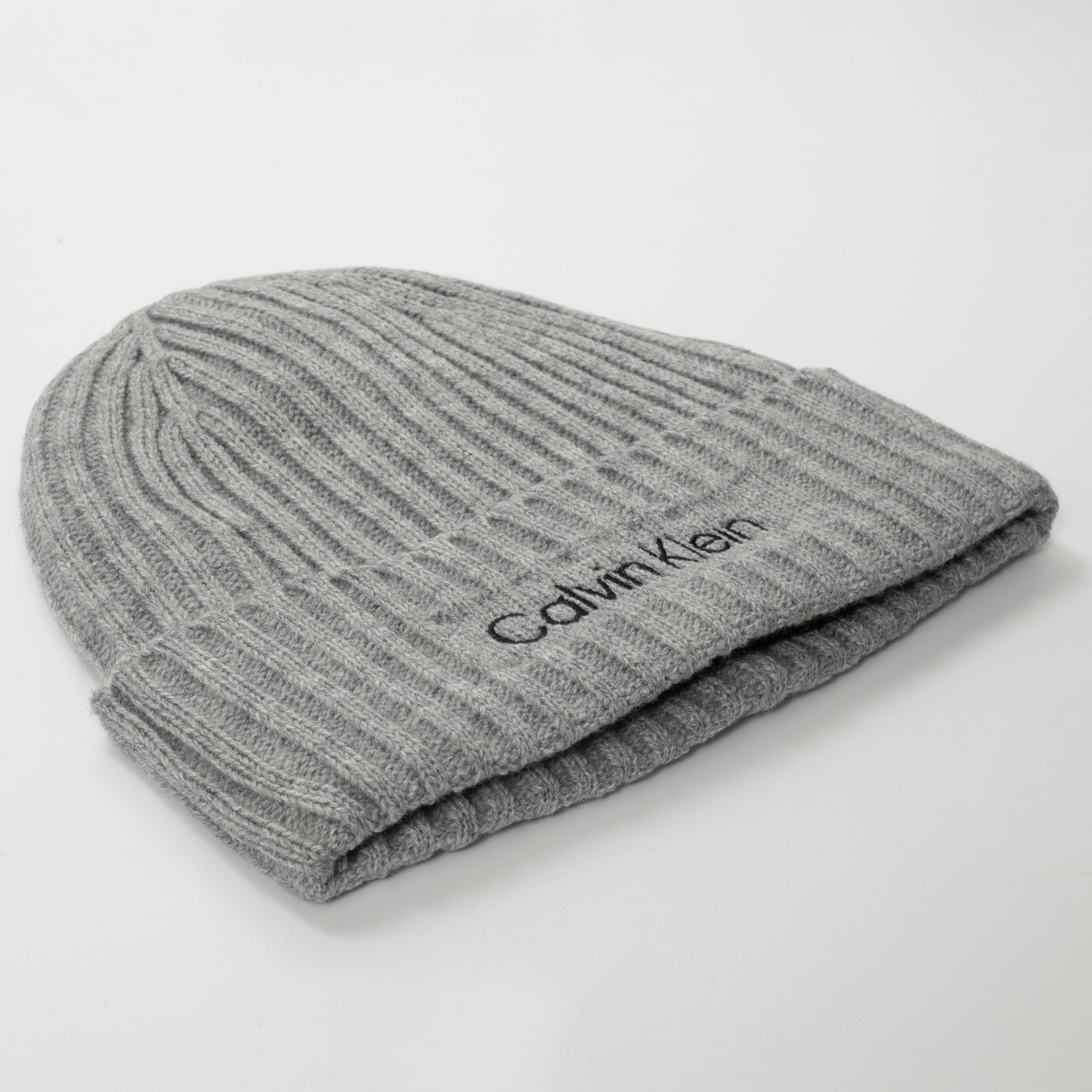 Calvin Klein Golf Boyland Knitted Beanie Grey