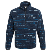 Craghoppers Men's Rawthey Half Zip Fleece | Blue Navy Print