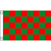 TCF 5X3 Checker Flag Red Green