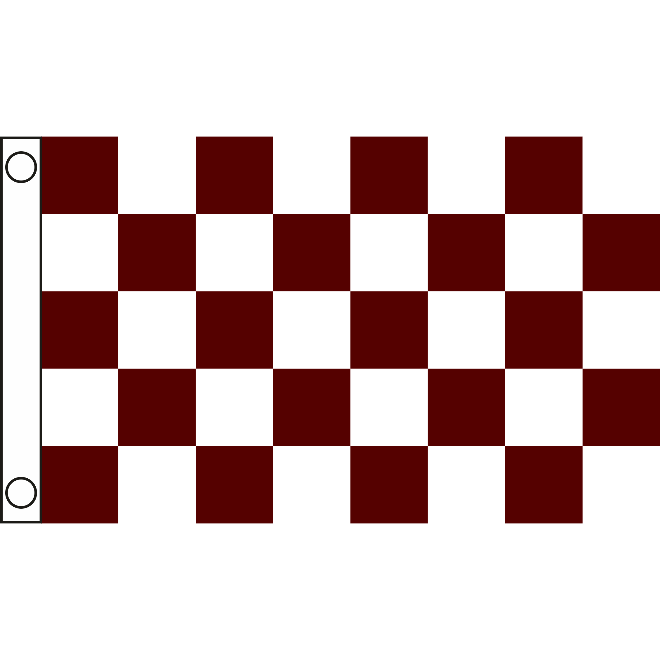 TCF 5X3 Checker Flag Maroon White